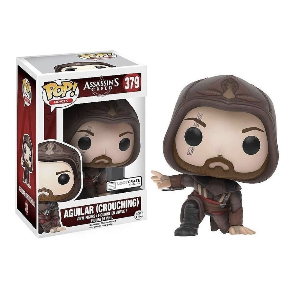 Funko POP! Movies #379 Assassin's Creed Aguilar (Crouching) Loot Crate EXCLUSIVE